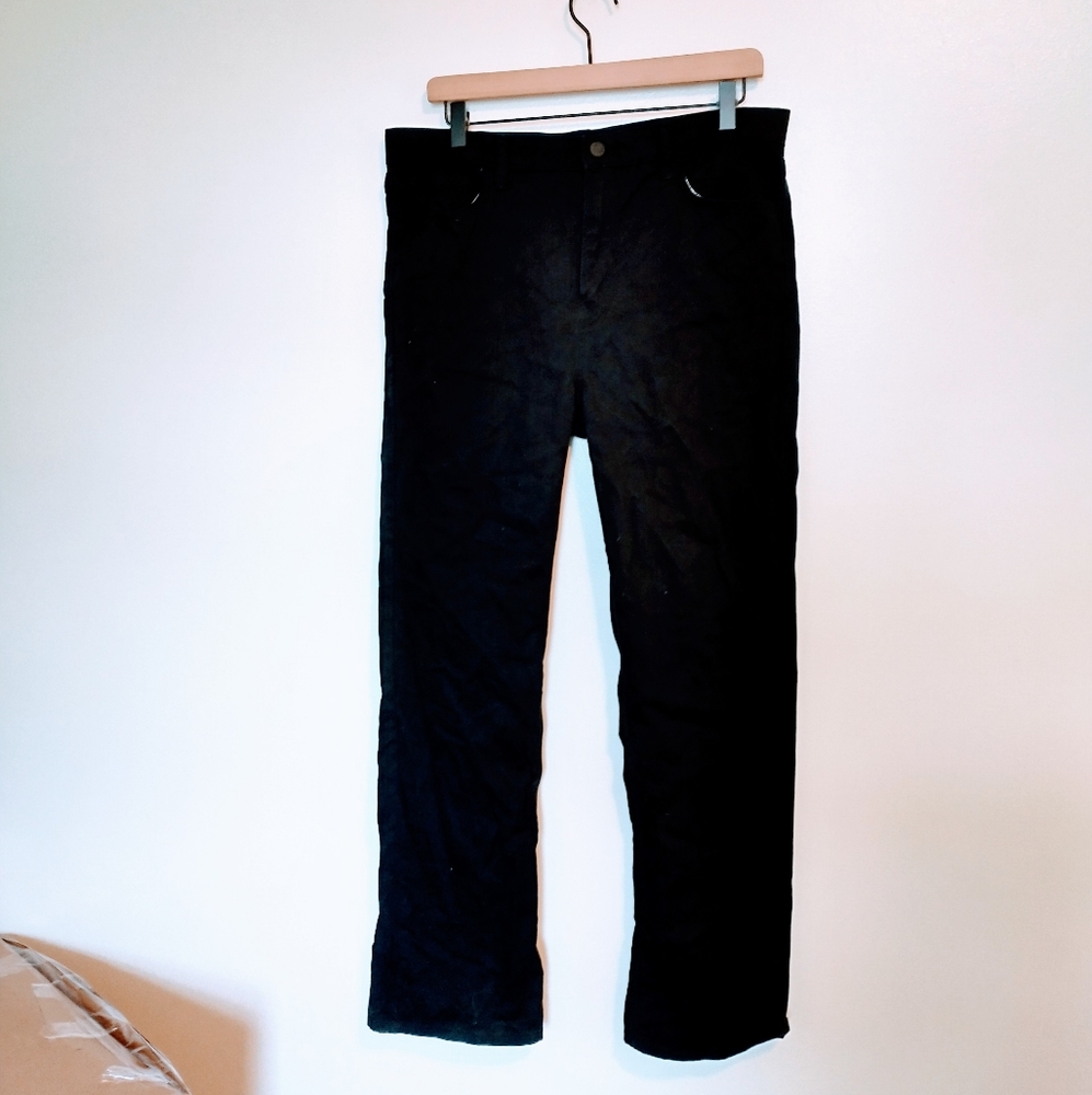 Old Navy black straight pants size 18 amplia